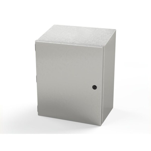 1/4 Turn Latch Electrical Enclosures, 14 in H, 8 in D, 12 in W, NEMA 3R, 4, 4X, 12, 13
